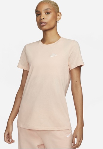 Nike orange Women's Sportswear Club T-Shirt 8F4C0AA4479A57GS_1