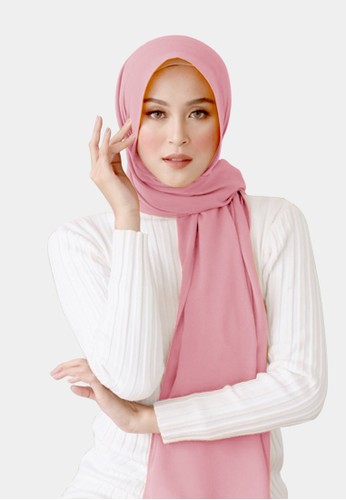 Jual Zelena Hijab Pashmina Tali Mahadewi Pink Original Zalora Indonesia