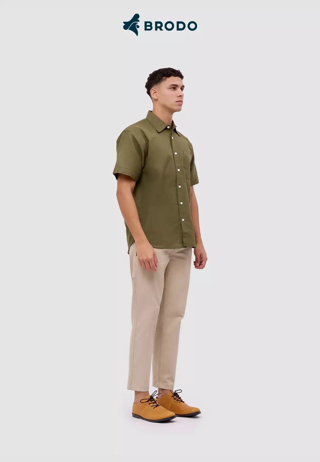 BRODO - Broshirt Short Reguler Olive