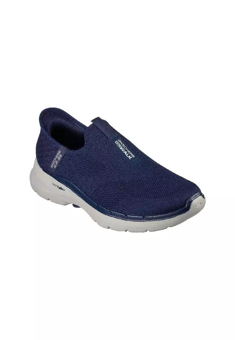 Discount on Skechers  shoes - SKU: Skechers Mens Go Walk 6 High Apex Knit W/ Hyper Pillars - Slip Ins