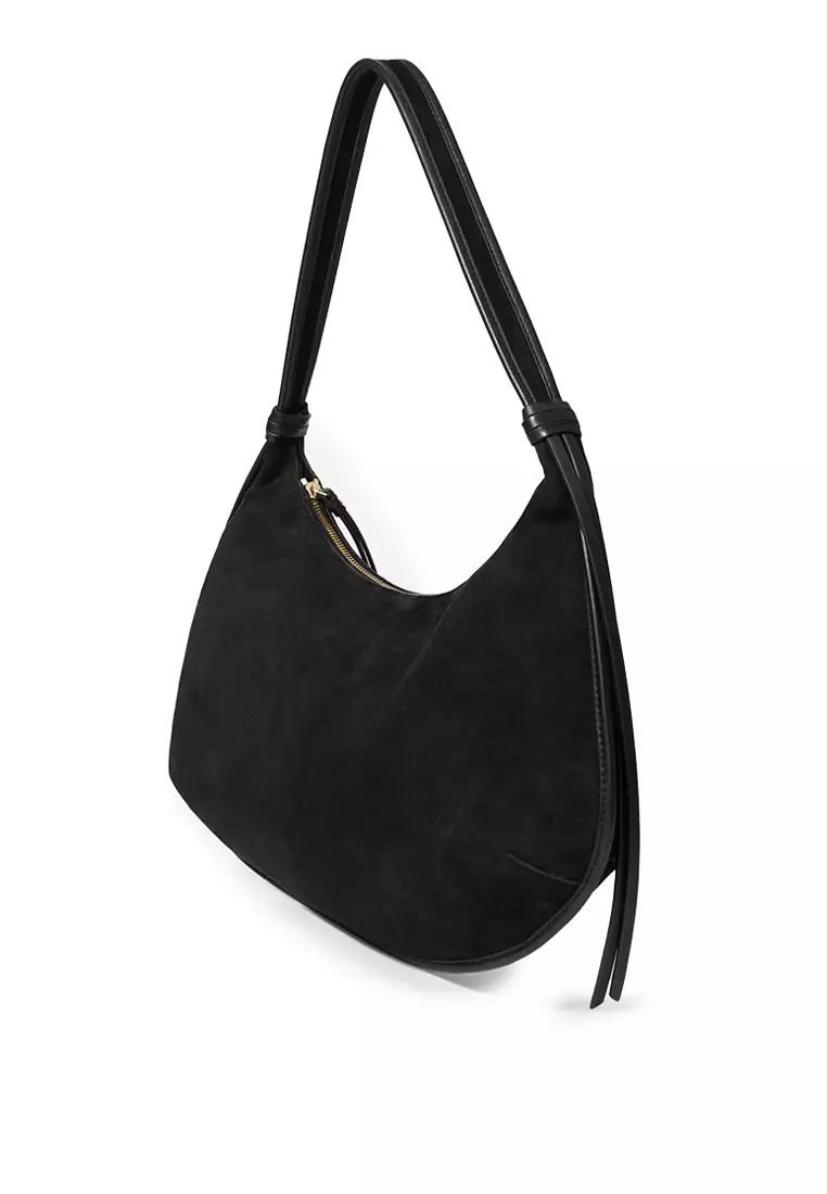 Fringed Suede Tote Bag