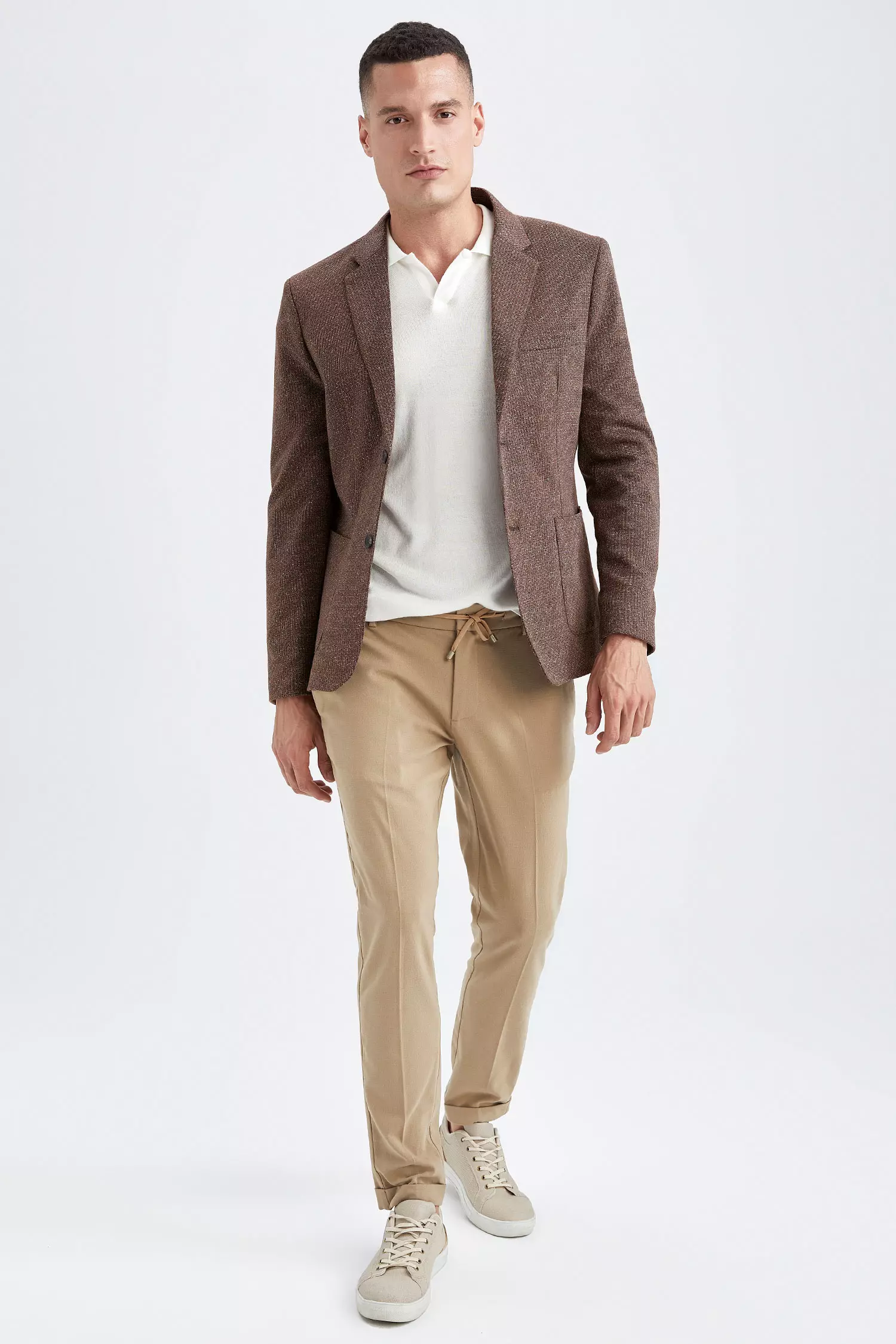 Regular fit outlet blazer