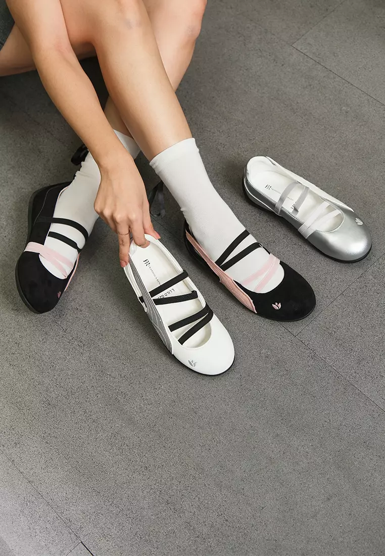 Sepatu Flatshoes Ballerina Sneakers Wanita Casual L.lilo