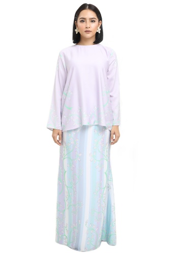 Bella Kurung in Dusty Purple from Blubelle_1