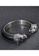 HAPPY FRIDAYS silver Wolf Heads Stainless Steel Cowhide Bracelet KL71994-BD 3C118ACB1392DCGS_3