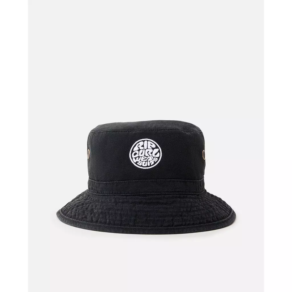 Rip Curl Wetty Icon Bucket Hat - Black