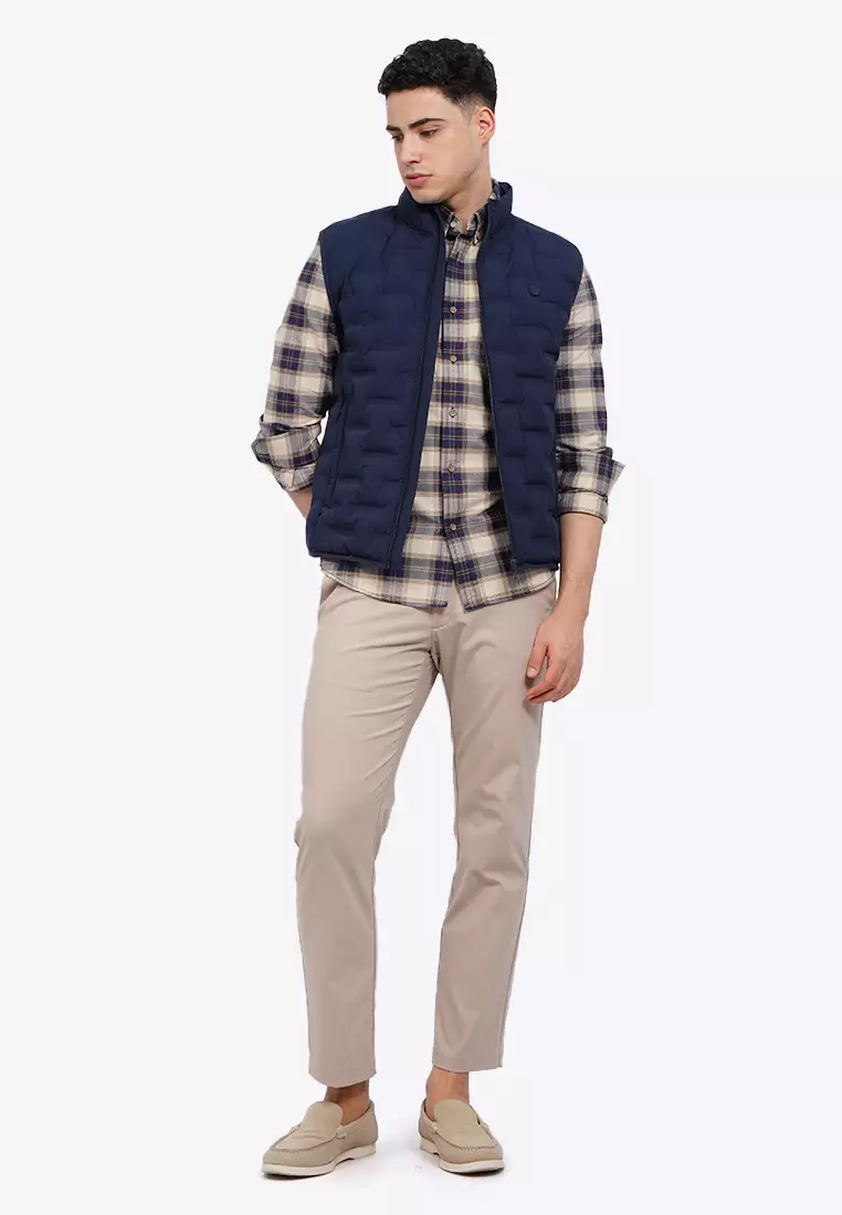 Puff Quilted Vest with Front Zipper