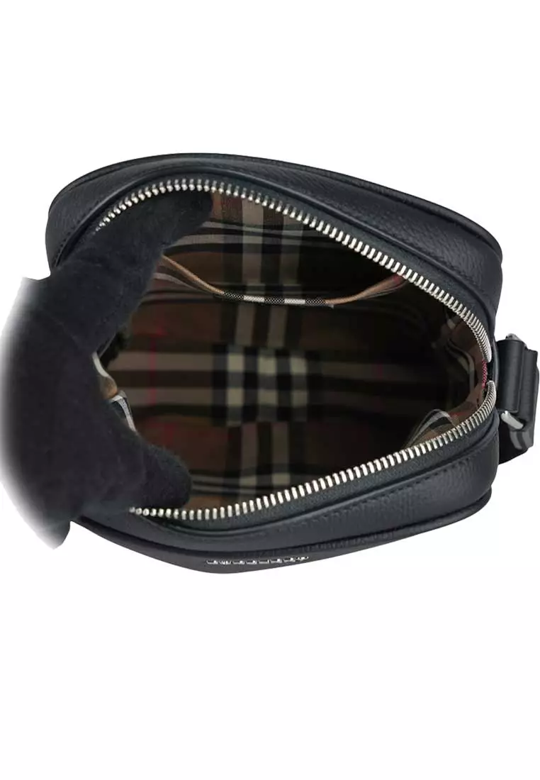 Burberry Men's Paddy Leather Shoulder Bag Black 8084068 2026 | Buy