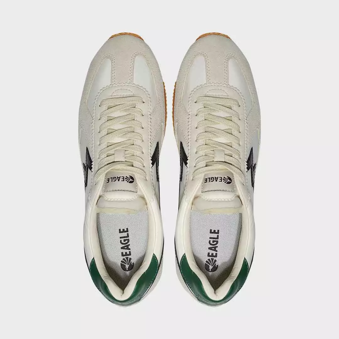 Eagle Sepatu Sneakers Lifestyle Evoke - KREM/HIJAU