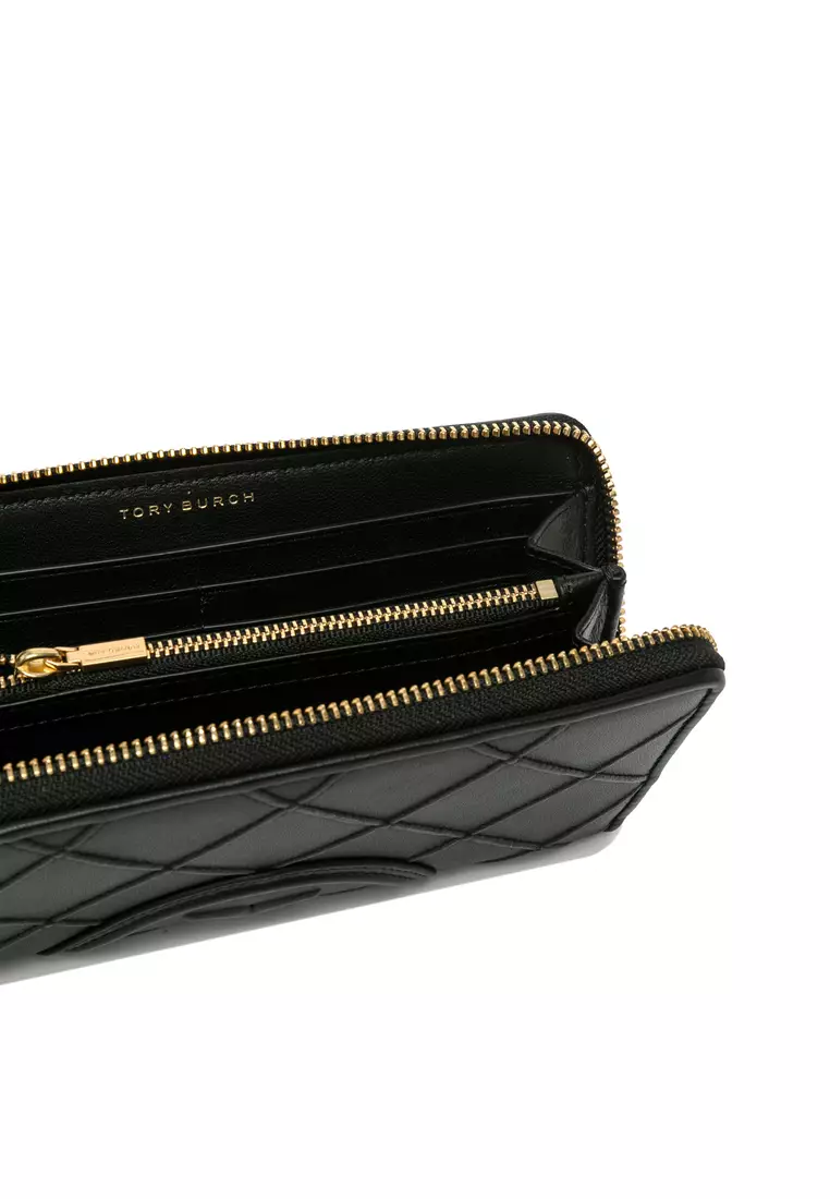 Tory burch fleming zip continental wallet sale