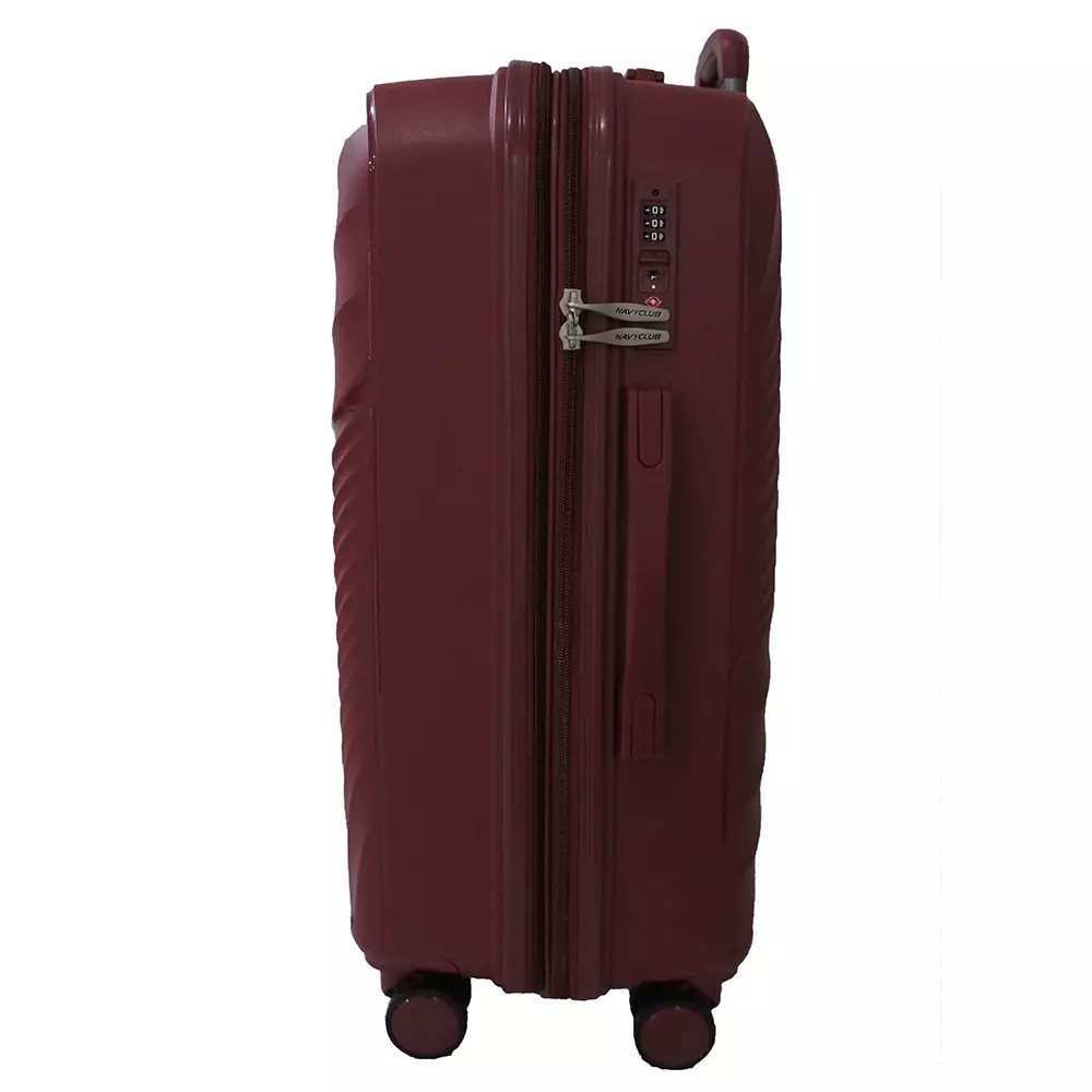 Navy Club Fodera Koper Hardcase PP - Expandable 4 Roda Putar TSA Lock - Size 28 Inch