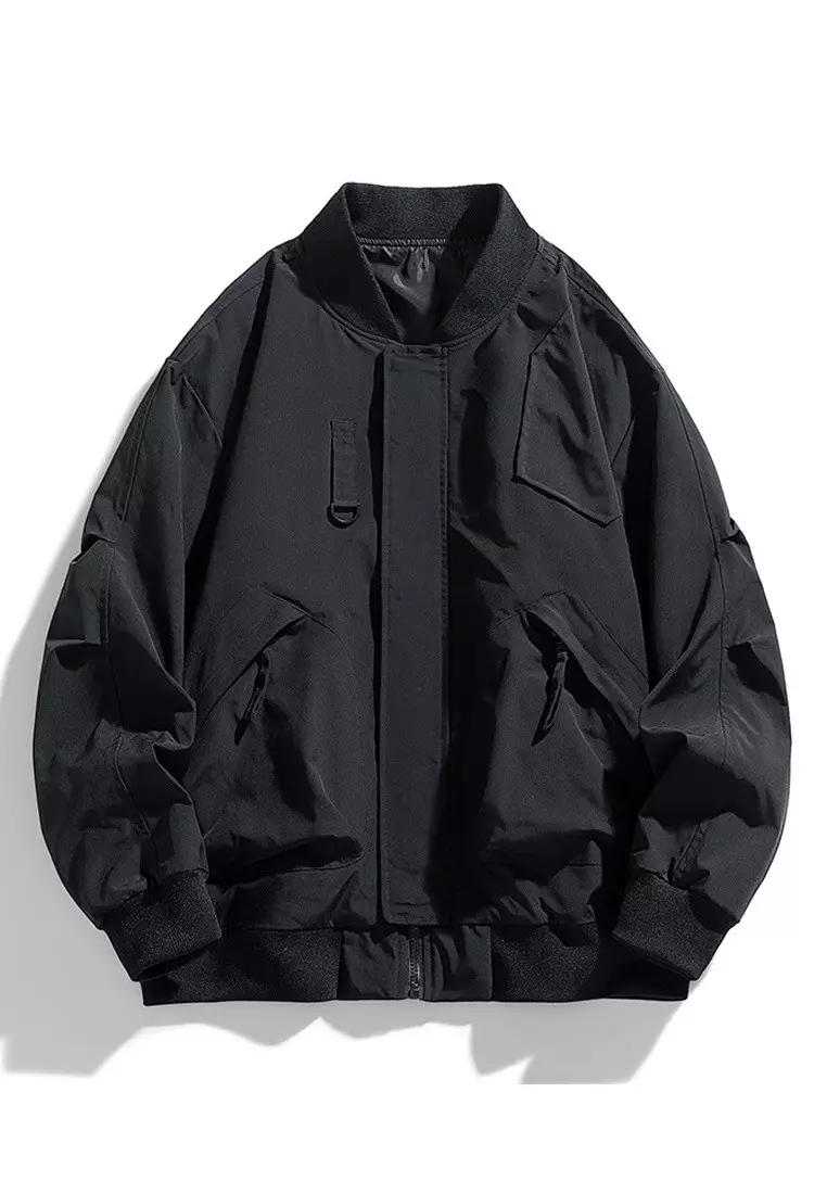 Stylish Bomber Jacket Baseball Coat