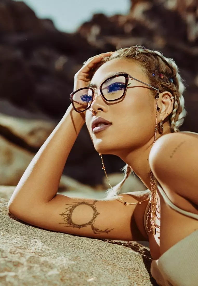 Click Bait Blue Light Glasses - Tort/Clear