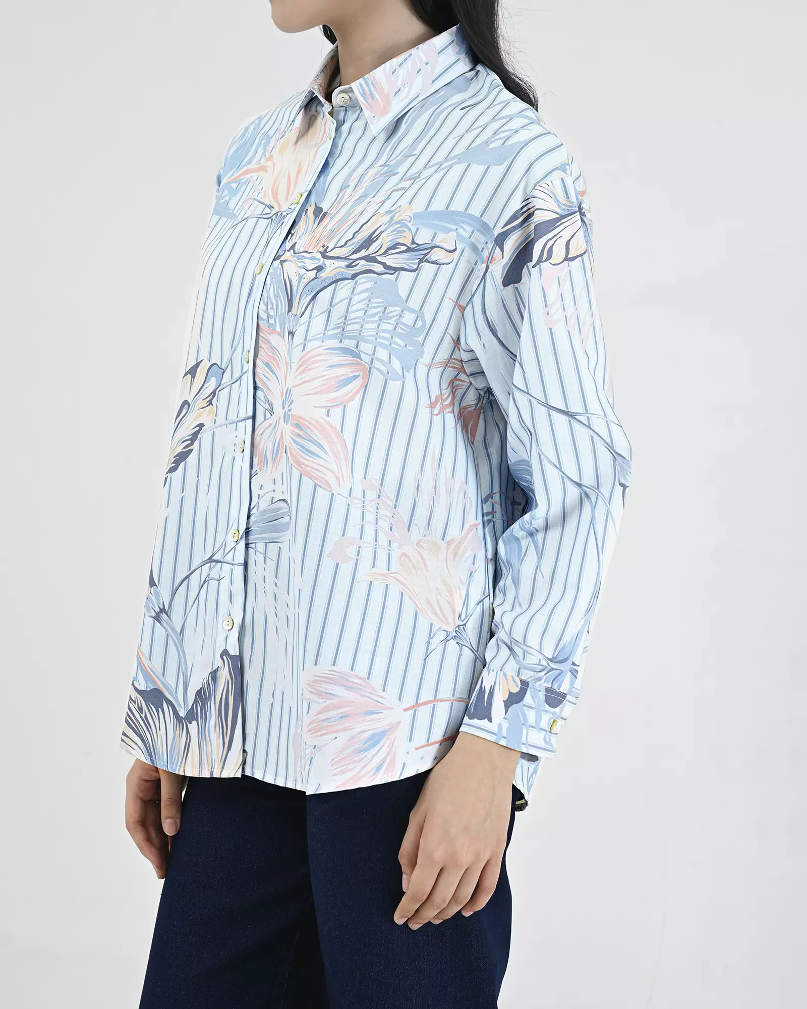 Geulis.id SUNNY SHIRT - Bloomblue