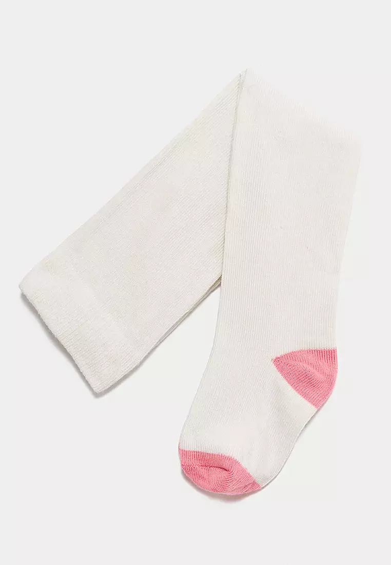 2pc Cotton Rich Floral Dress & Leggings Outfit