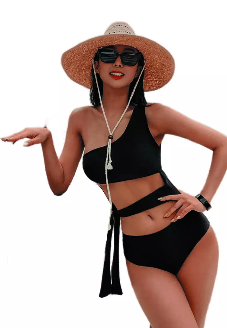 LNM5002 Korean Lady Bikini Swimwear  Black