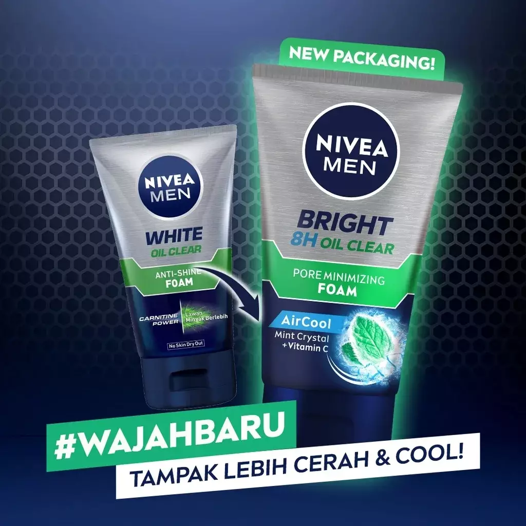NIVEA MEN White Oil Clear Anti-Shine Foam 50mL