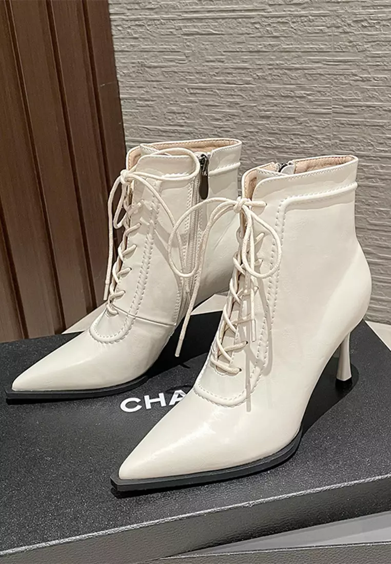 靴 beautiful shoes 網上選購Twenty Eight Shoes 8CM 綁帶踝靴XJ8288-2 2025 系列