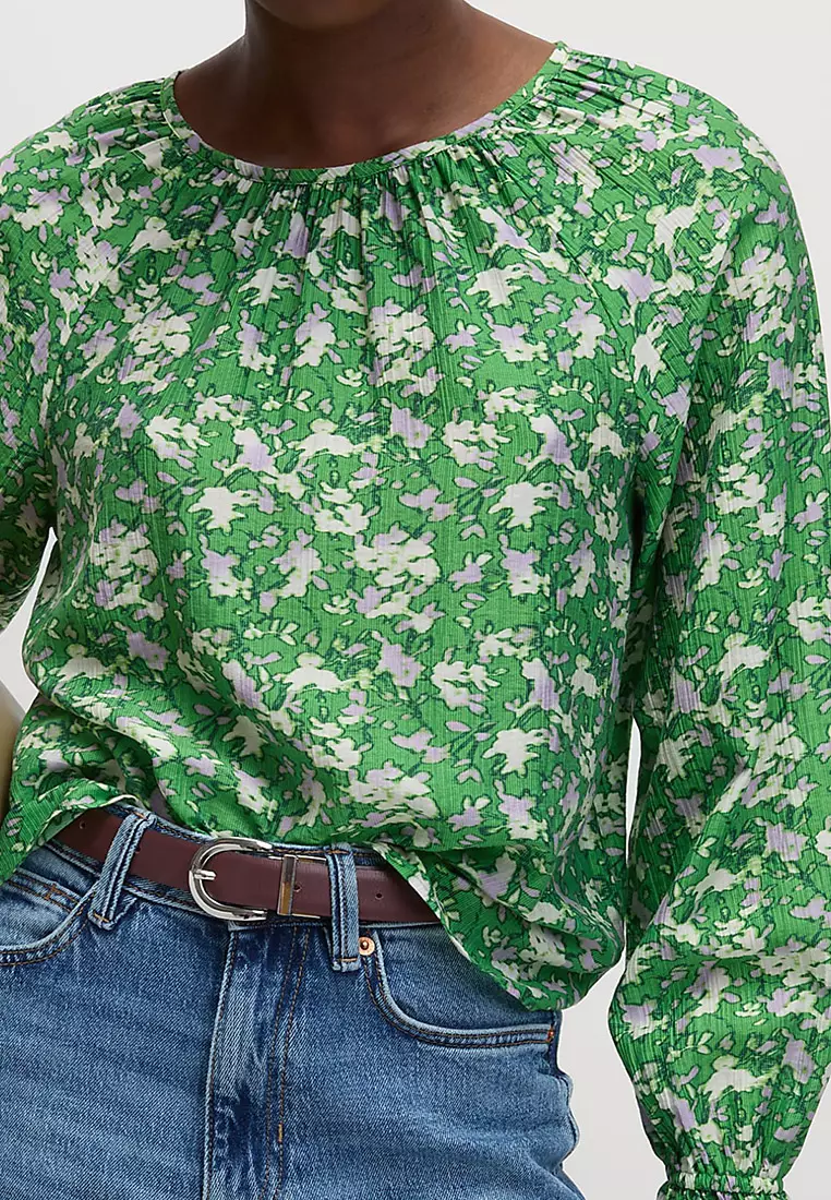 Lyocell Rich Printed Blouse