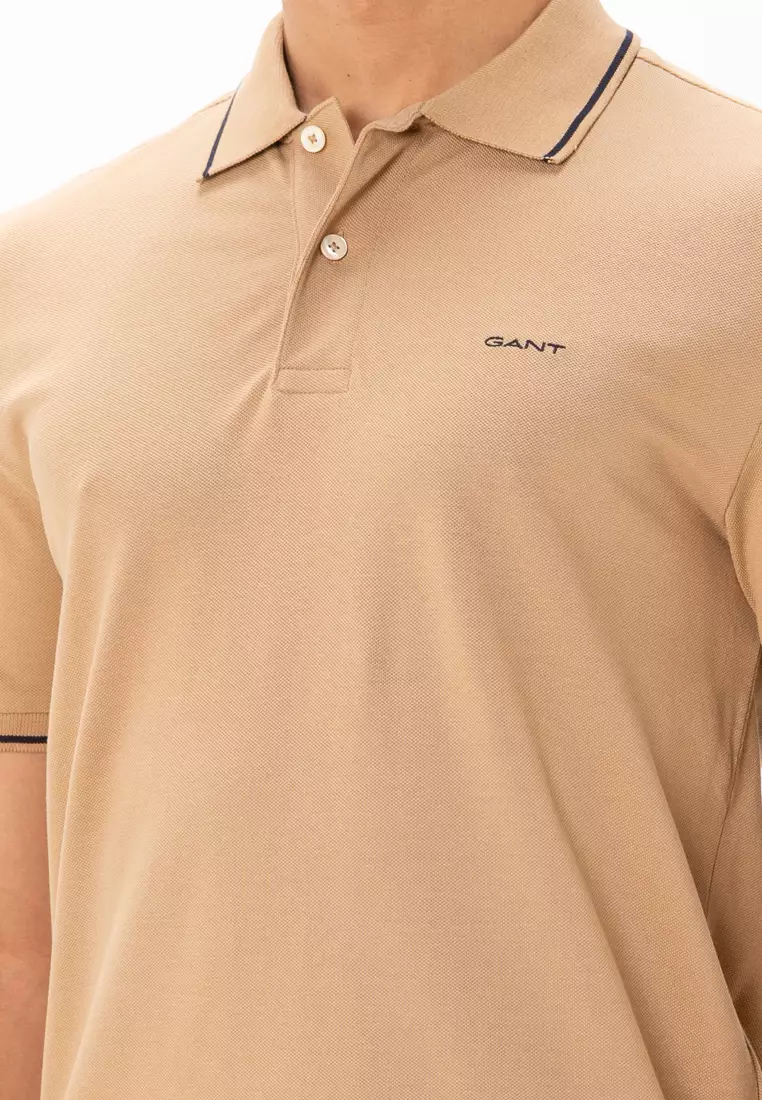 Tipped Piqué Polo Shirt