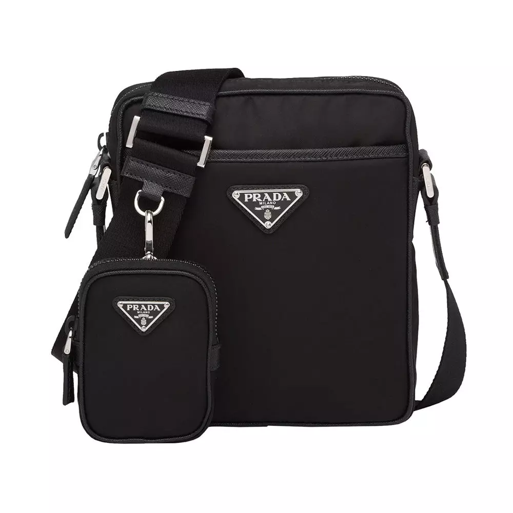 PRADA/ metal buckle shoulder bag - ショルダーバッグ