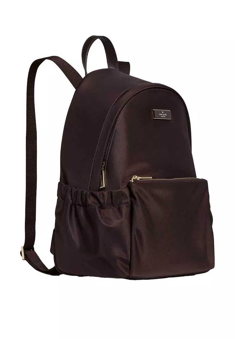 Carter Nylon Large Dome Backpack Hot Fudge KP111