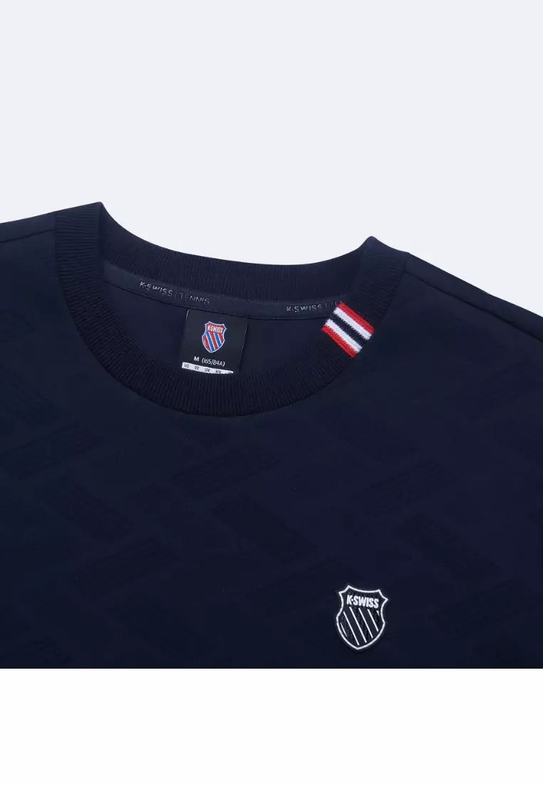 女裝滿印暗紋 K-SWISS LOGO 衛衣