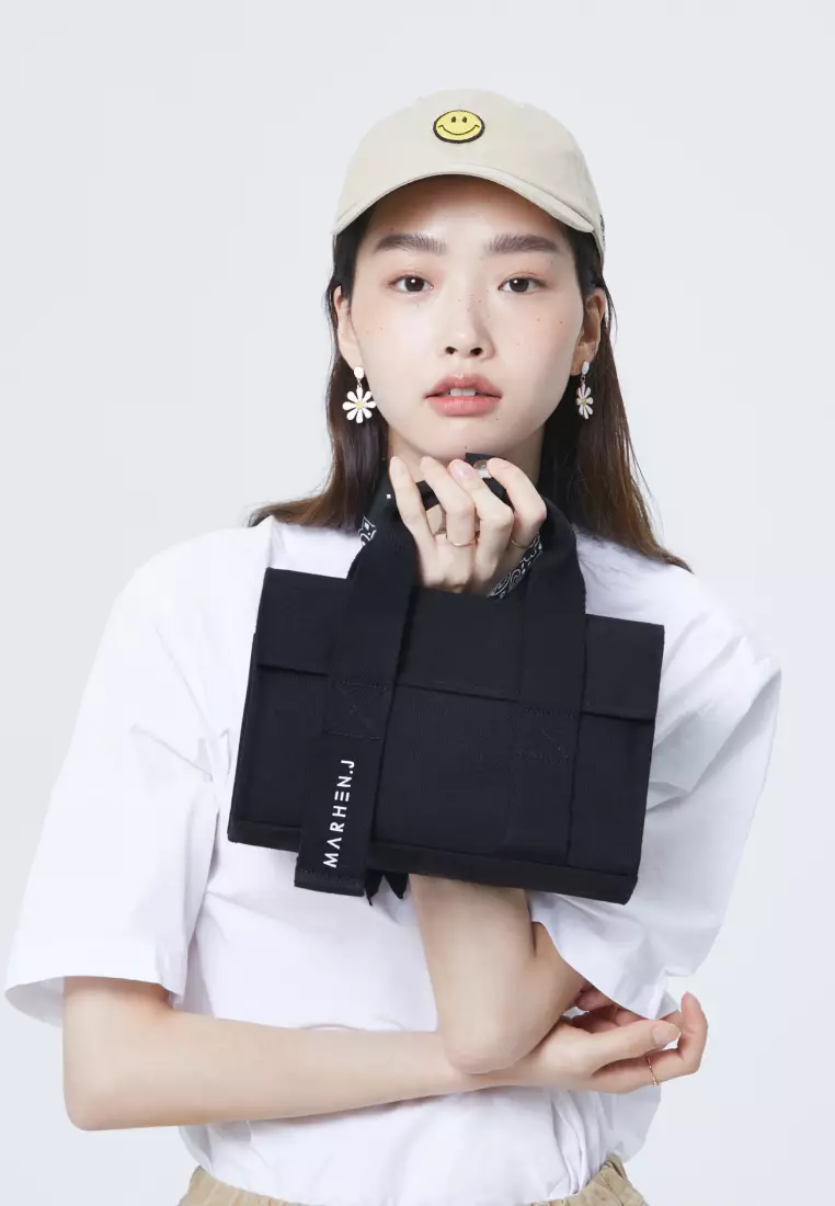 ROY NANO Canvas Crossbody Bag All Black