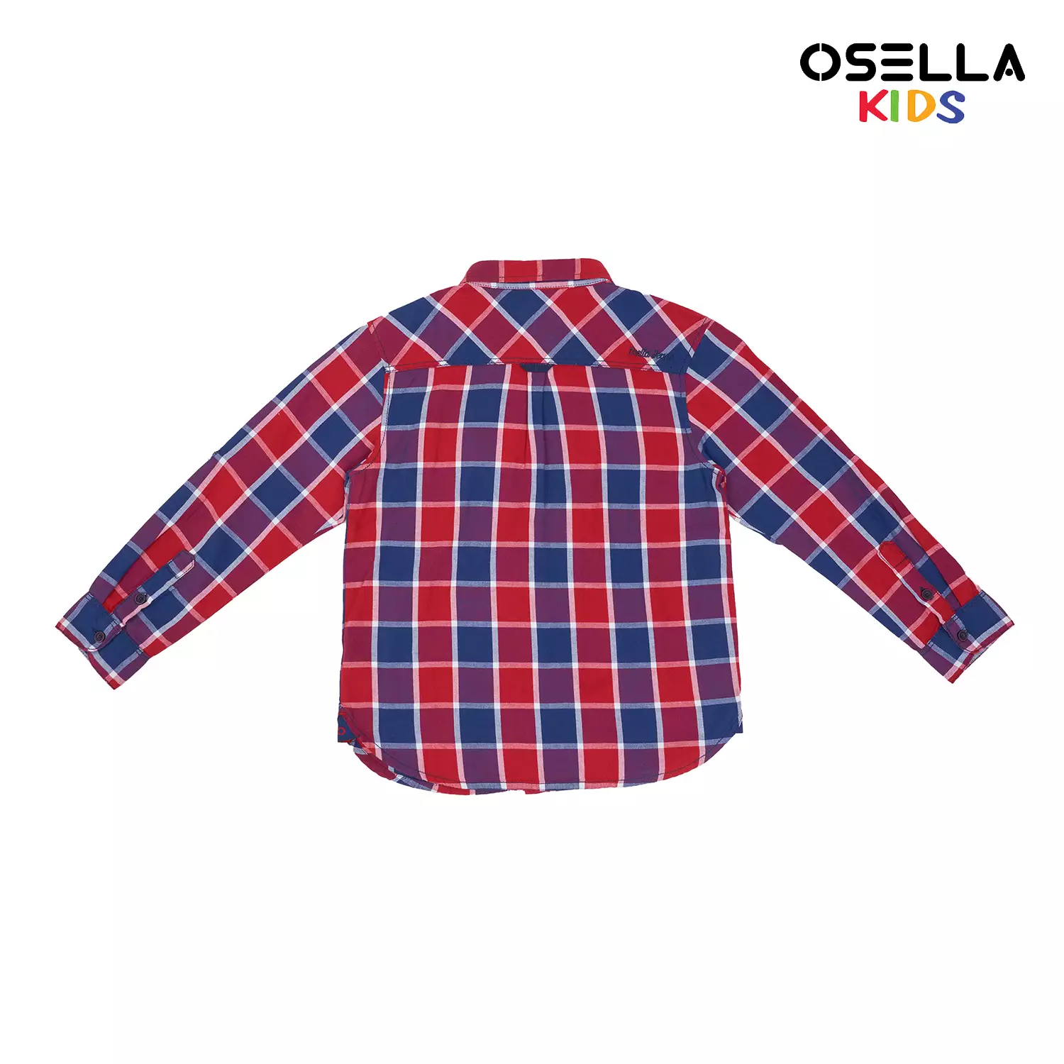 [NEW] Osella Reguler Long Sleeves Checkerd Shirt In Red And Blue 2237400251 |  Kemeja Lengan Panjang Anak Laki-Laki