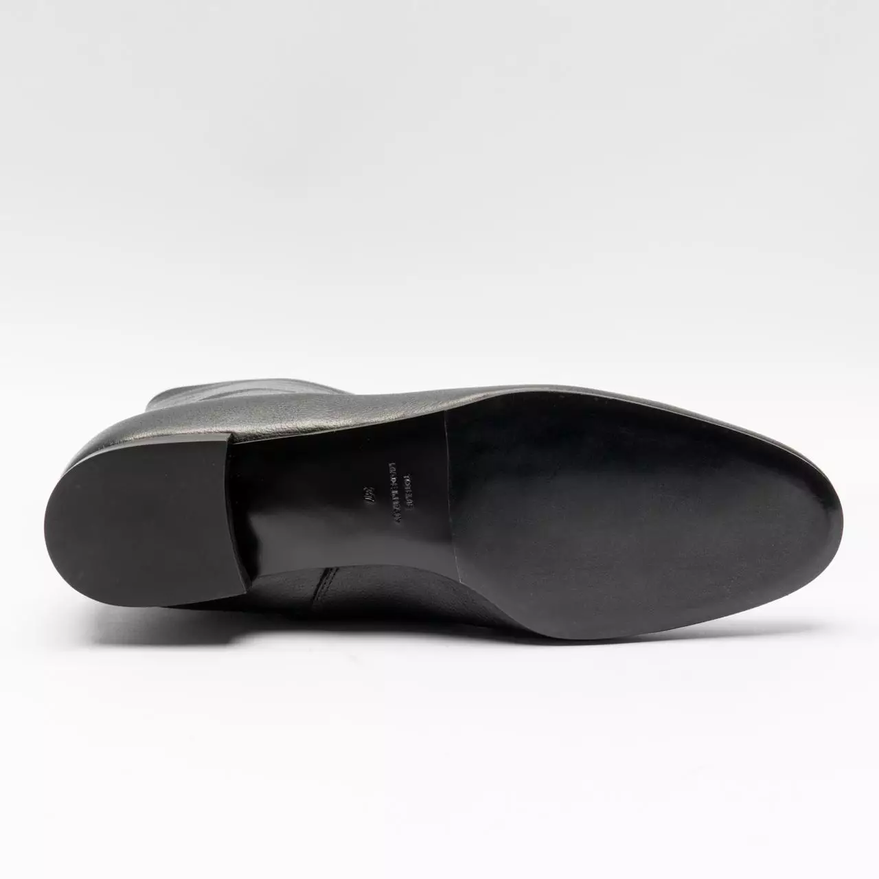 Ankle Boots Grained Leather Black