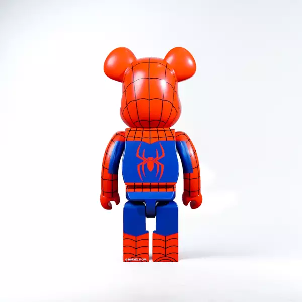 BEARBRICK SPIDERMAN FINAL 1000 100% ORIGINAL - 1000%
