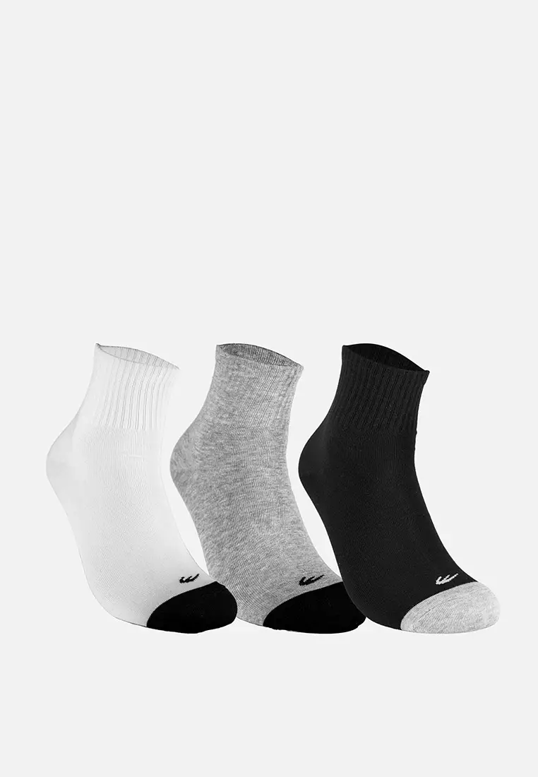 World Balance Men's Quarter Socks 01 P3