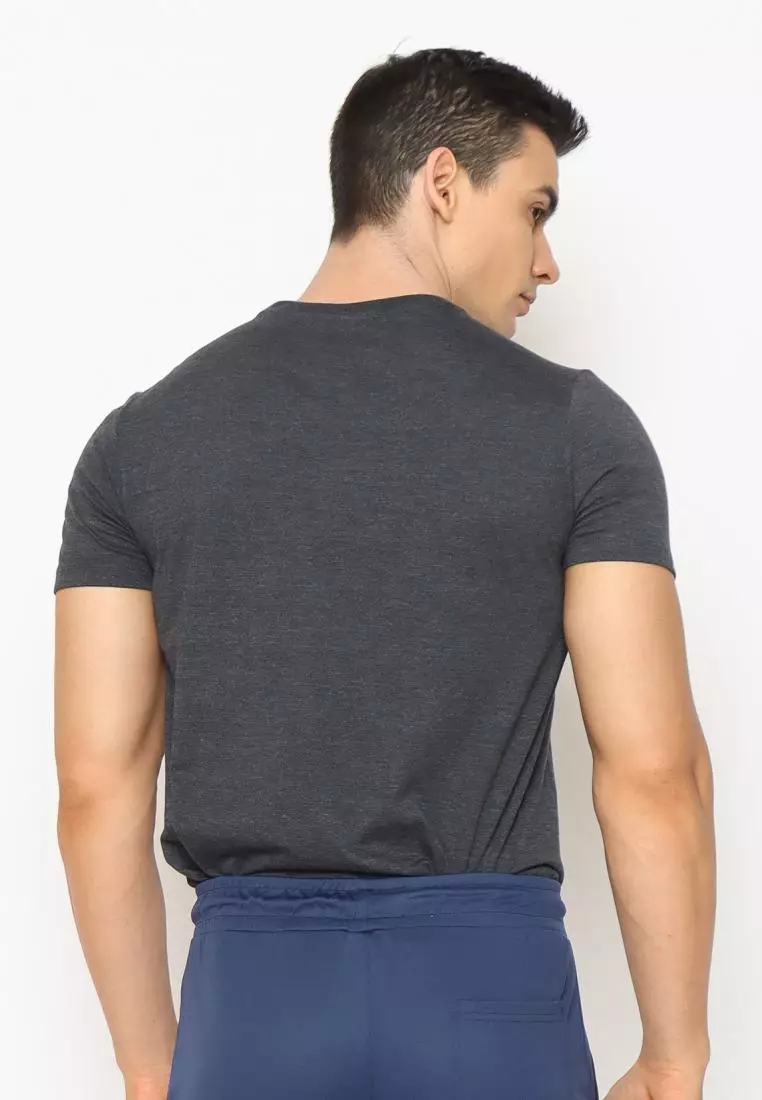 FITWEAR - GRIFFIN BASIC MEN T-SHIRT S/S - DARK GREY