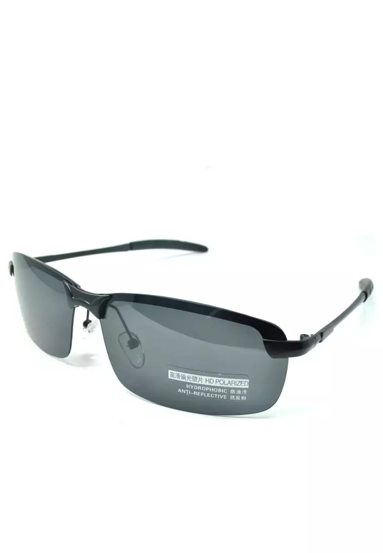 Mackenzie Polarized Sunglasses untuk Pria & Wanita UV Protection Frame Material Alloy ORIGINAL - Black