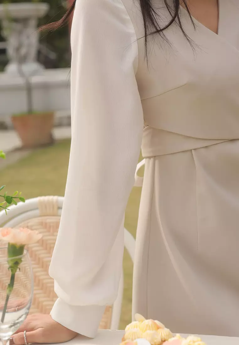 Wrap Front Mini Dress