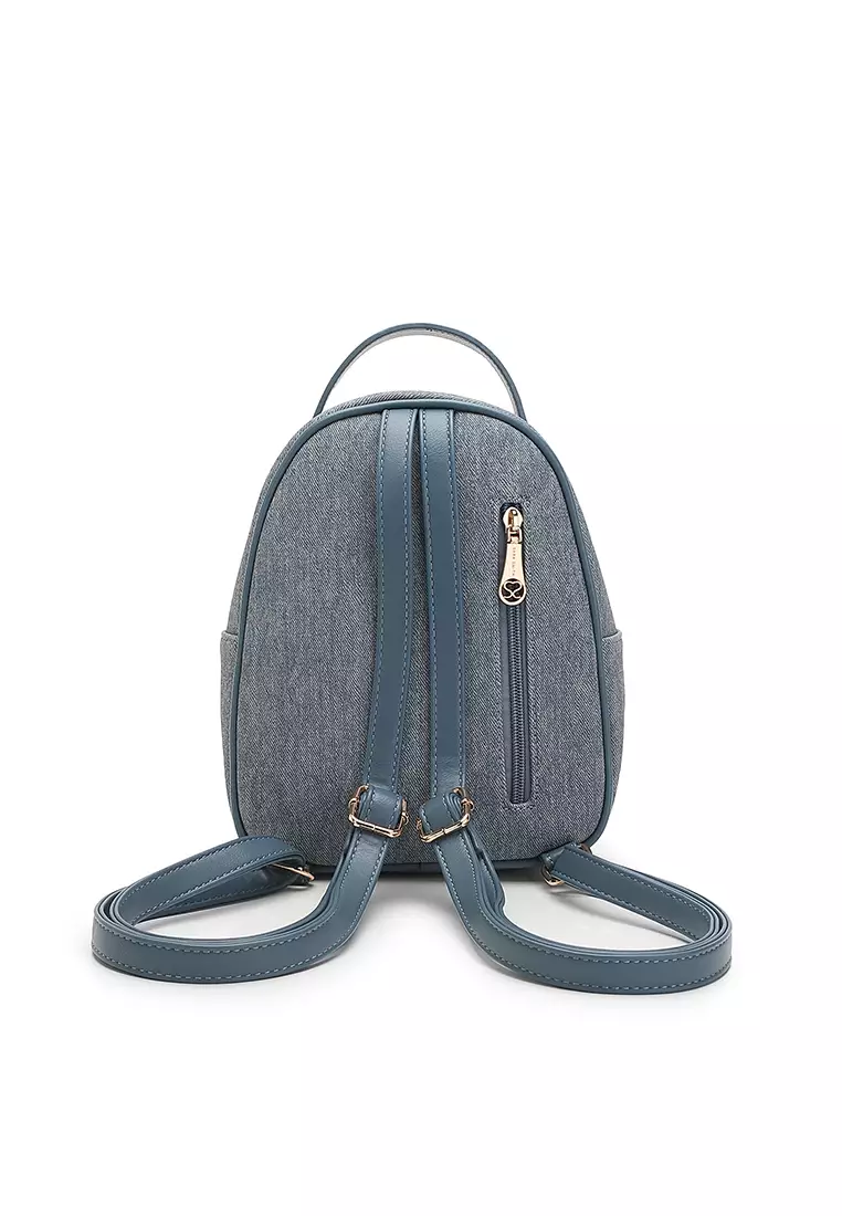 Women's Mini Backpack (Tas Ransel Wanita & Tas Punggung Wanita) - Biru