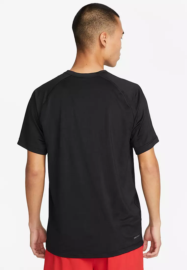 Buy Nike Men's Dri-FIT Ready Short-Sleeve Fitness Top Online | ZALORA ...