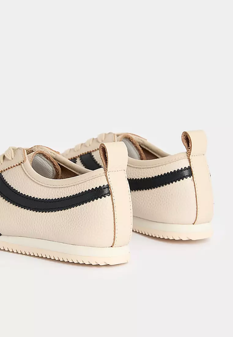 Leather Stripe Trainers