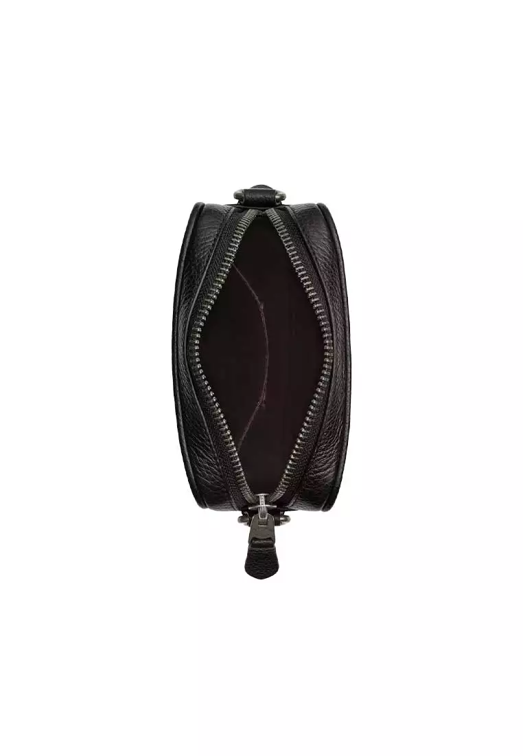 Sullivan Crossbody In Signature Canvas Charcoal/Black CW388