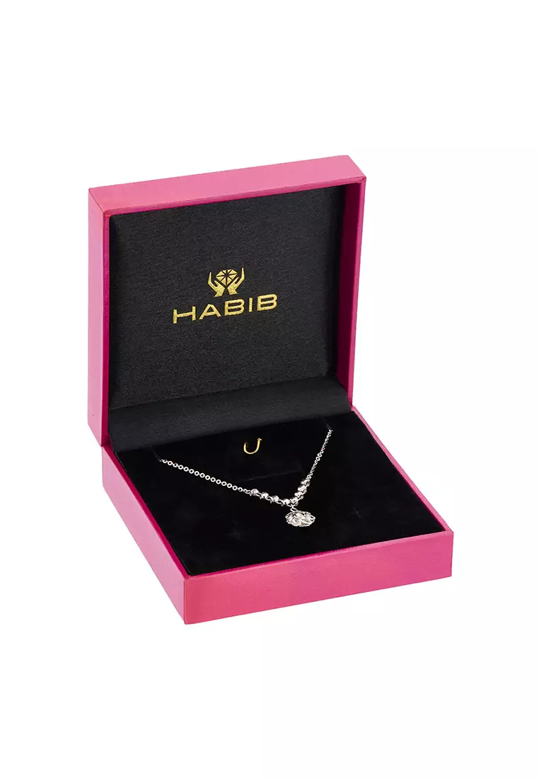 HABIB 750/18K White Gold Necklace GCT521