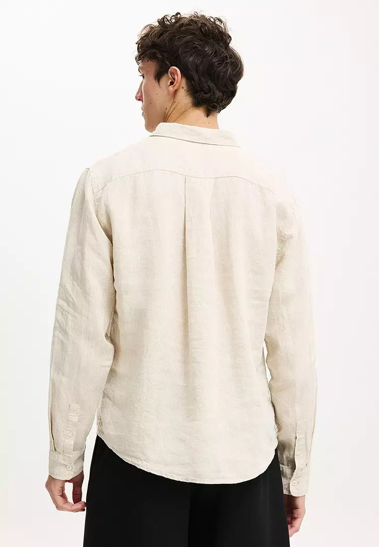 Relaxed Linen Long Sleeves Shirt