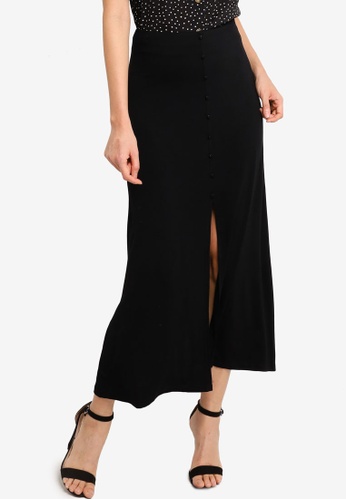 long black skirt jersey