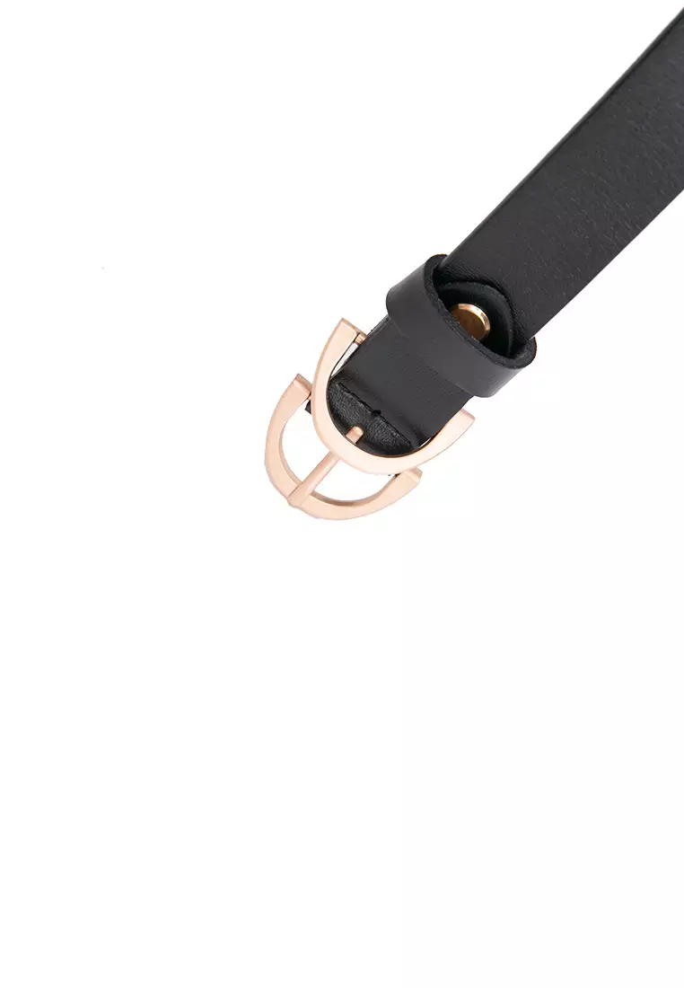 GYKACO JANICA Black - Ikat Pinggang Wanita - Fashion Belt / Sabuk