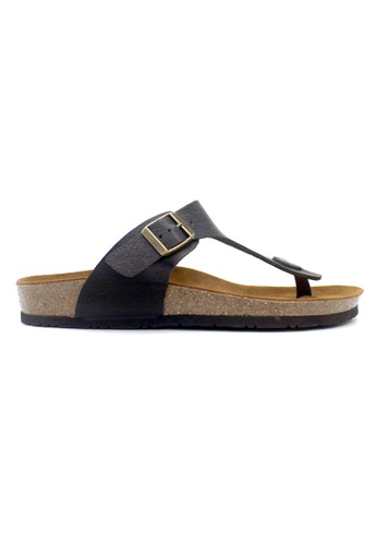 SoleSimple black Rome - Black Leather Sandals & Flip Flops 3D70ASHFA5C099GS_1