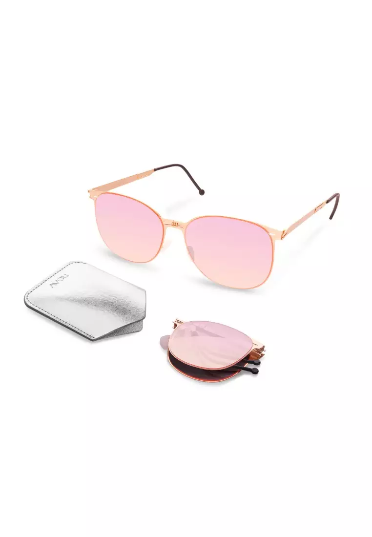ROAV CHARLIZE SS009 Brush Gold / Pink Mirror 14.66