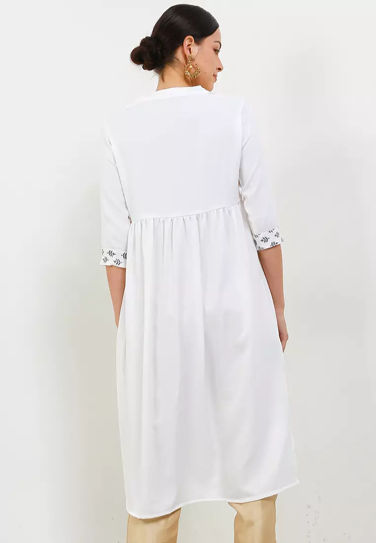 Chanira Festive Belle Tunic-White