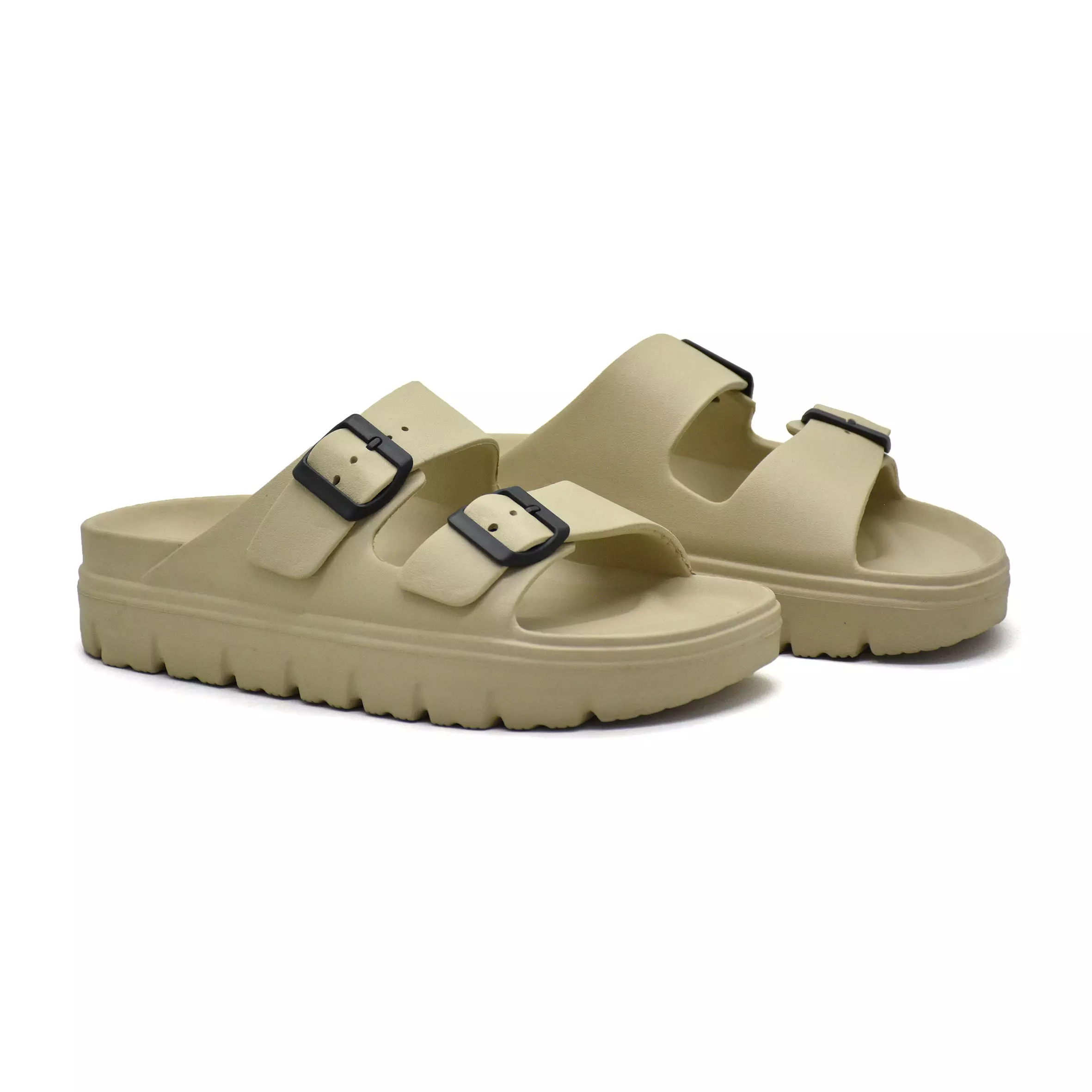 Carvil Sandal Pria Wanita Anaya-PU Beige