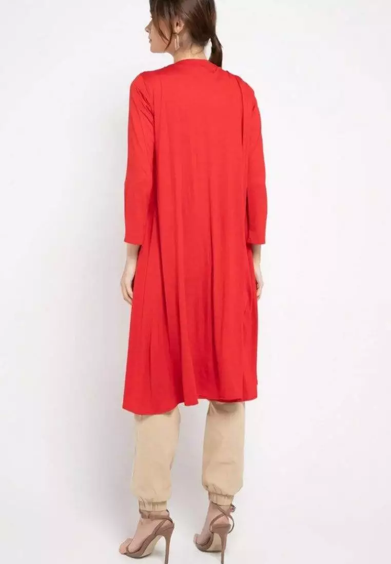 Nade Japan FO003 Long Outer Nade Ladies Red