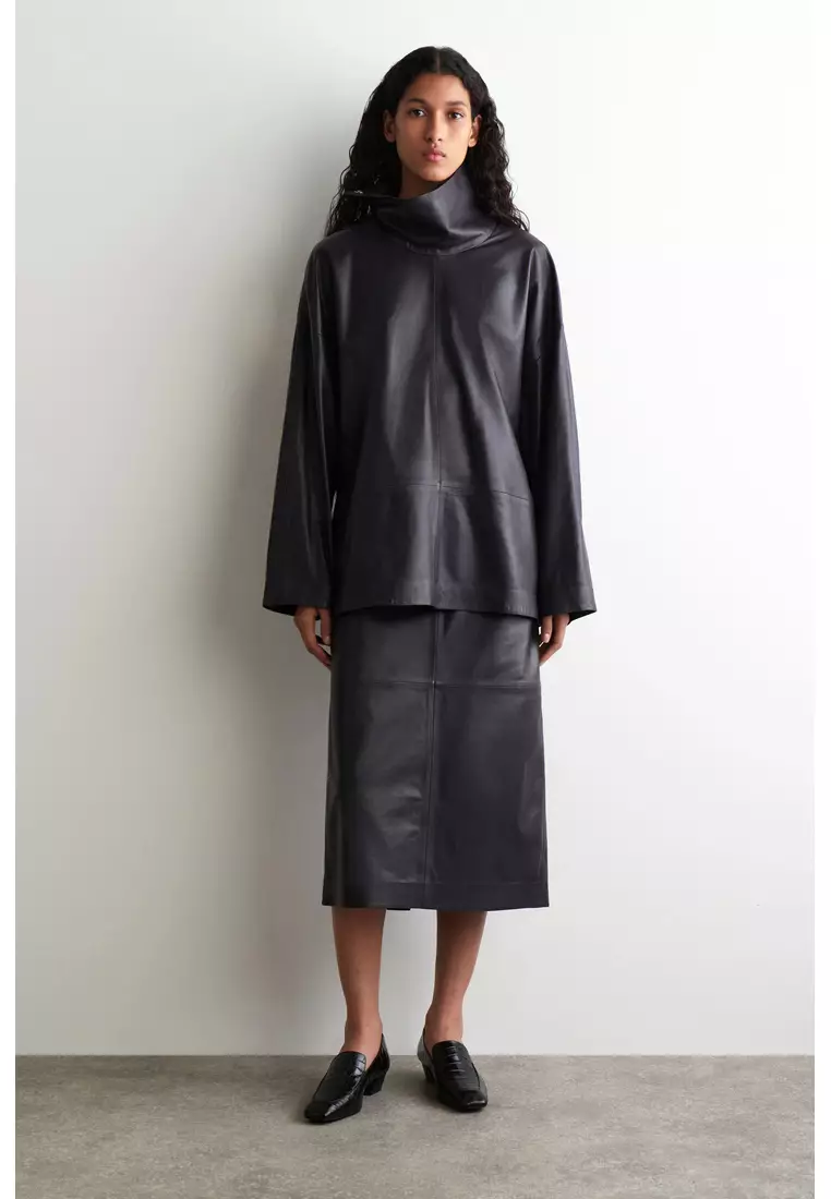 Buy COS LEATHER PENCIL SKIRT 2026 Online | ZALORA
