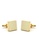 Kings Collection gold Gold French Square Cufflinks (UPKC10004b) 47313AC2367CFFGS_2